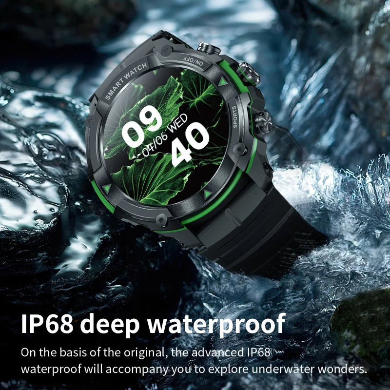 MASX MOSS Ⅱ smart watch 1.43'' AMOLED Display 420mAH bluetooth call Military-grade Toughness Waterproof Sport watch men and wome