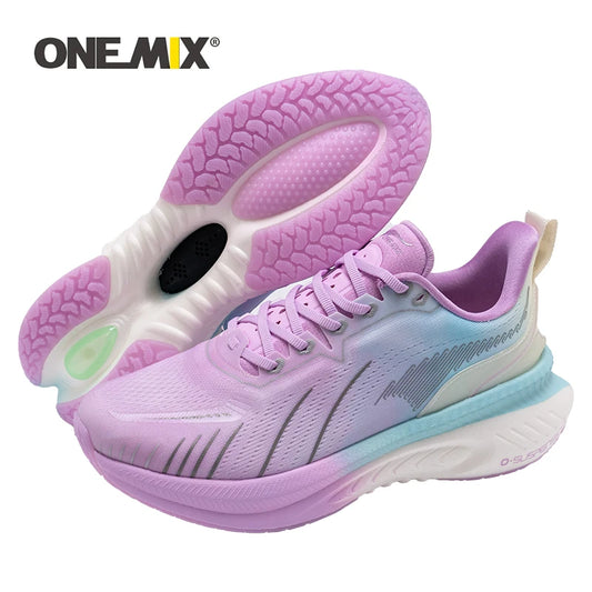 ONEMIX Running Shoes Sport Shoes Outdoor Trainers Sneakers Athletic Gym Fitness Walking Jogging Female Footwear